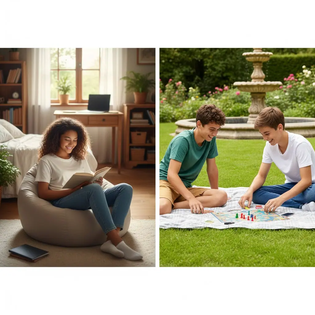 Adolescentes reflexionando sobre tecnología en un entorno digital