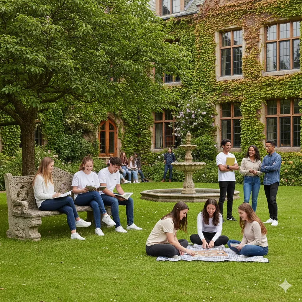 Adolescentes reflexionando en grupo sobre decisiones saludables