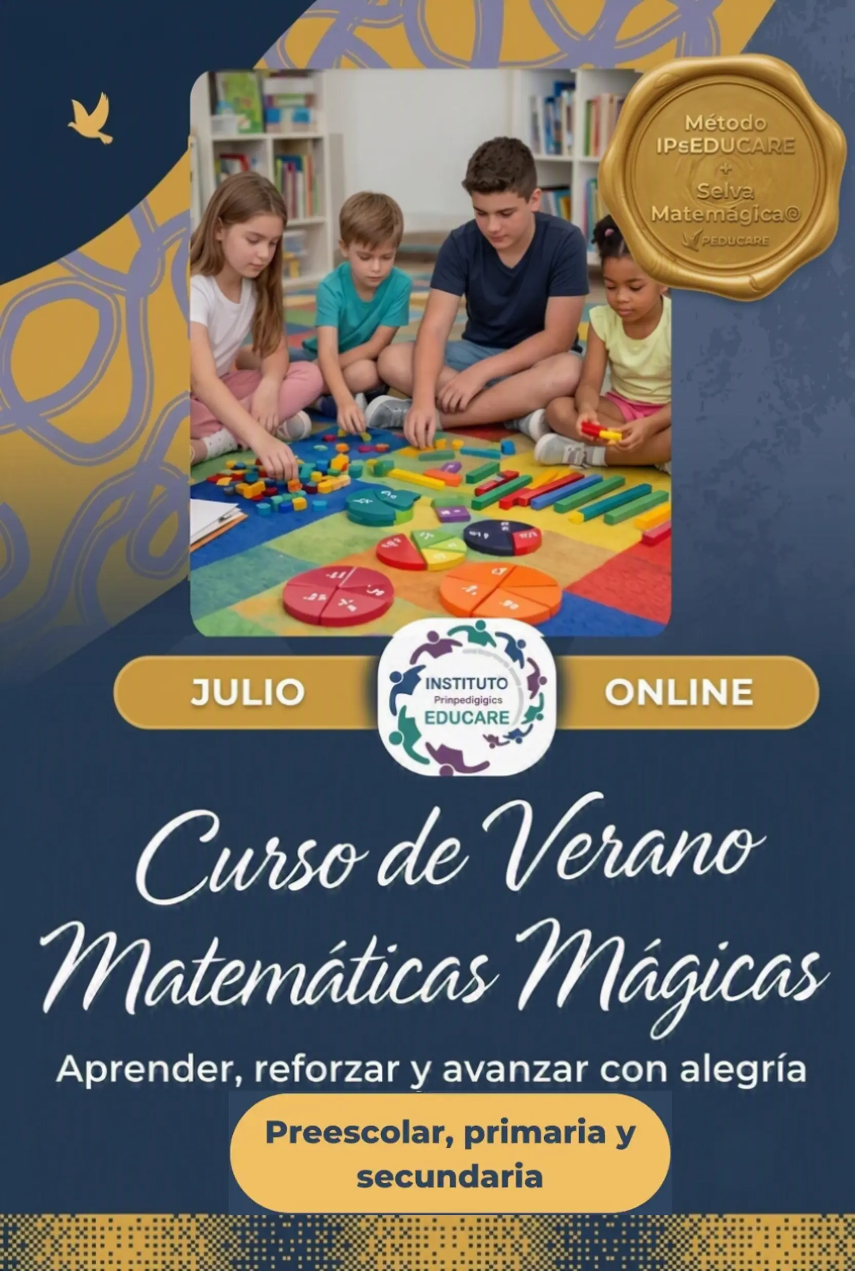 Curso de Verano Matemáticas Mágicas - Método Selva Matemágica®