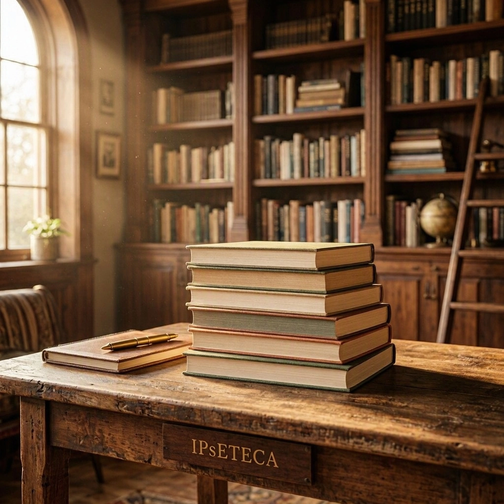 Libros apilados - IPsEteca